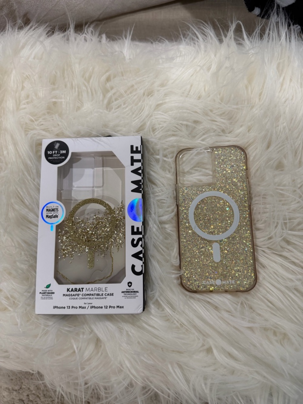 Case-mate Gold Glitter MagSafe-Compatible iPhone 13 Pro Max Lot